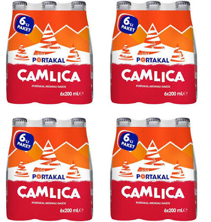 ÇAMLICA%20%20PORTAKAL%20%20GAZOZ%20CAM%20%20ŞİŞE%206*200%20ML%2024%20LÜ%20