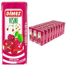 DİMES MEYVE SUYU VİŞNE 200 ML 27 Lİ