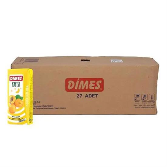DİMES MEYVE SUYU KAYISI 200 ML 27`Lİ