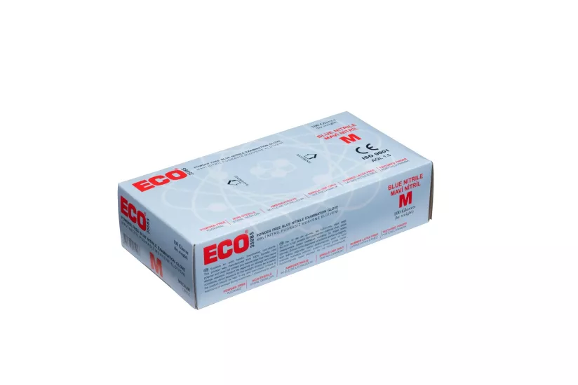 ECO MAVİ NİTRİL ELDİVEN MEDİUM (M) 