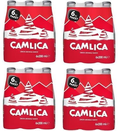 ÇAMLICA  SADE GAZOZ CAM  ŞİŞE 6*200 ML 24 LÜ